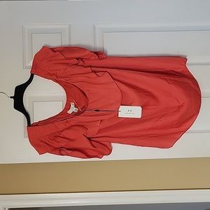 Halston on/off shoulder blouse